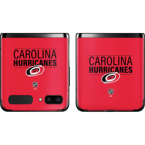 NHL Carolina Hurricanes Lineup Galaxy Z Flip Skin