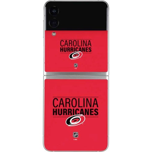NHL Carolina Hurricanes Lineup Galaxy Z Flip3 5G Skin