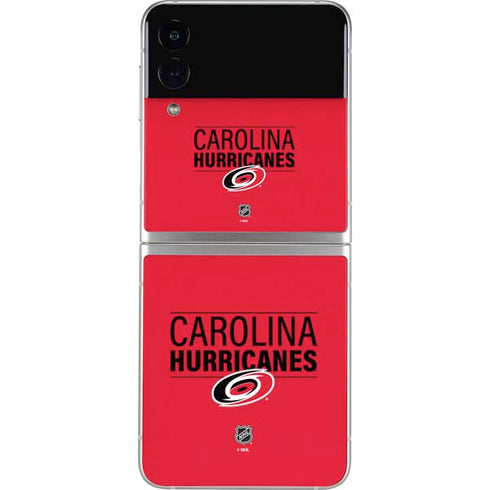 NHL Carolina Hurricanes Lineup Galaxy Z Flip4 5G Skin