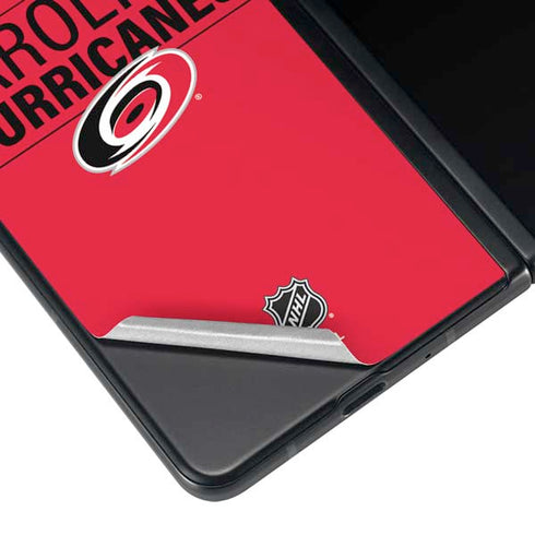 NHL Carolina Hurricanes Lineup Galaxy Z Fold4 5G Skin