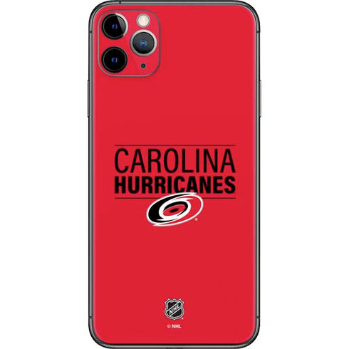 NHL Carolina Hurricanes Lineup iPhone 11 Pro Max Skin