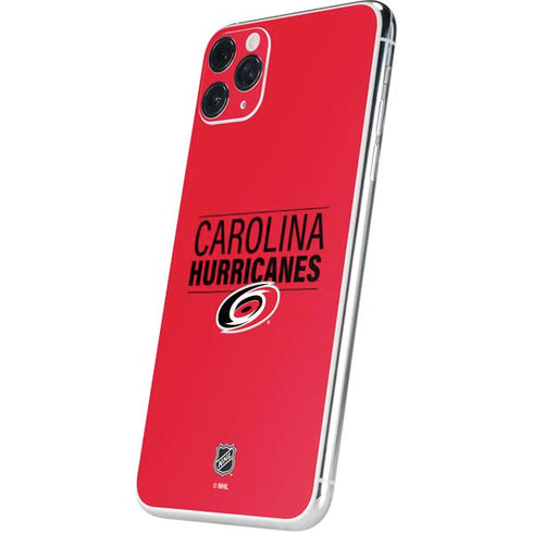 NHL Carolina Hurricanes Lineup iPhone 11 Pro Max Skin