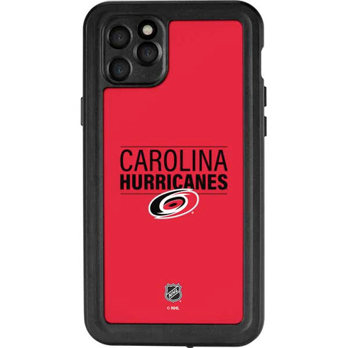 NHL Carolina Hurricanes Lineup iPhone 11 Pro Max Waterproof Case