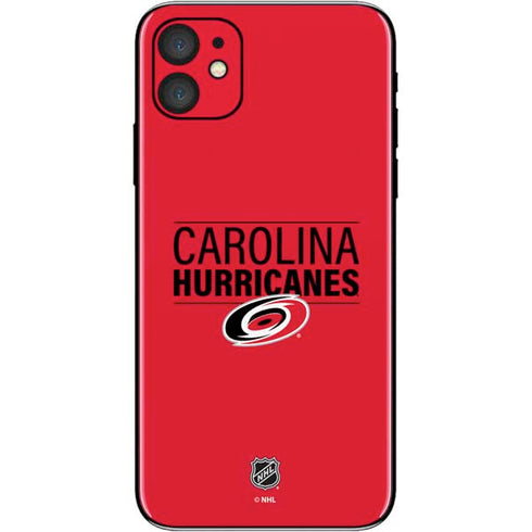 NHL Carolina Hurricanes Lineup iPhone 11 Skin