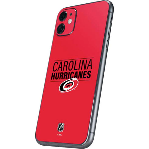 NHL Carolina Hurricanes Lineup iPhone 11 Skin