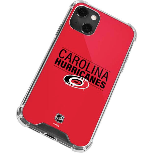NHL Carolina Hurricanes Lineup iPhone 13 Mini Clear Case