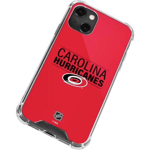 NHL Carolina Hurricanes Lineup iPhone 14 Plus Clear Case
