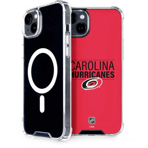 NHL Carolina Hurricanes Lineup iPhone 15 Plus MagSafe Case