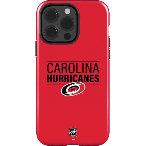 NHL Carolina Hurricanes Lineup iPhone 15 Pro Impact Case