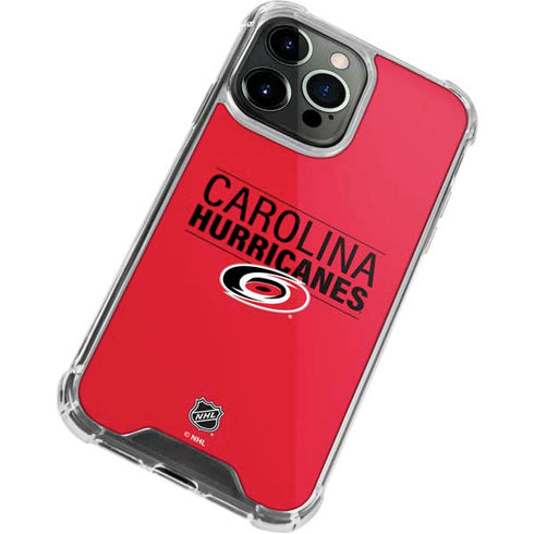 NHL Carolina Hurricanes Lineup iPhone 15 Pro Max Clear Case