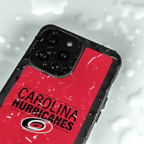 NHL Carolina Hurricanes Lineup iPhone 14 Pro Max Waterproof Case