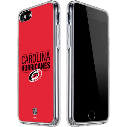 NHL Carolina Hurricanes Lineup iPhone SE (2nd & 3rd Gen) Clear Case