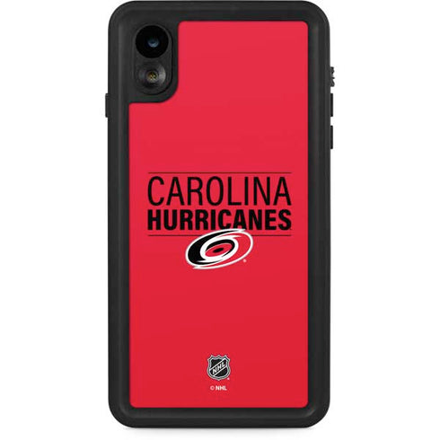 NHL Carolina Hurricanes Lineup iPhone XR Waterproof Case