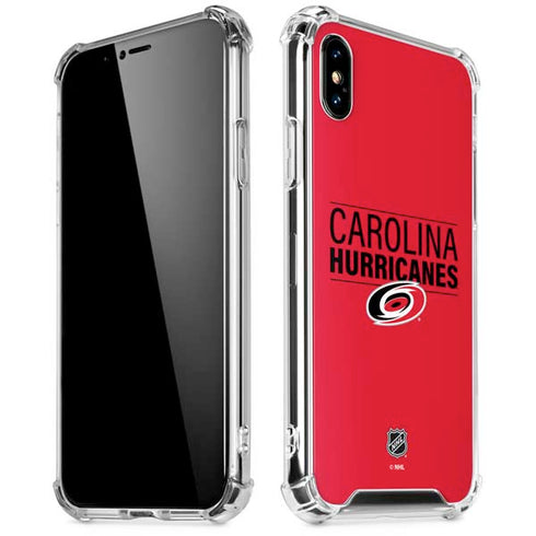 NHL Carolina Hurricanes Lineup iPhone XS Max Clear Case
