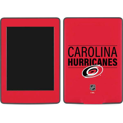 NHL Carolina Hurricanes Lineup Amazon Kindle Skin