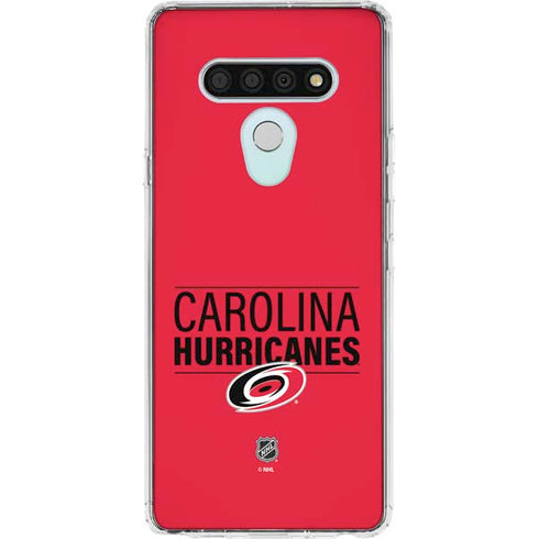 NHL Carolina Hurricanes Lineup LG Stylo 6 Clear Case