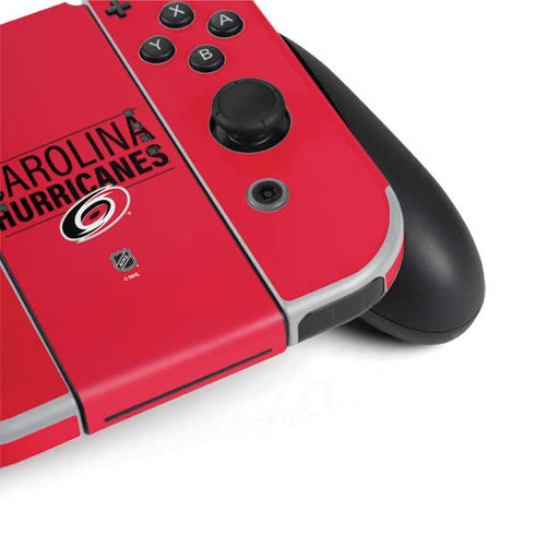 NHL Carolina Hurricanes Lineup Nintendo Switch OLED (2021) Skin