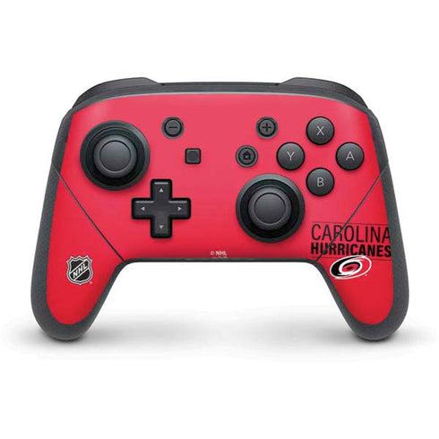 NHL Carolina Hurricanes Lineup Nintendo Switch Pro Controller Skin