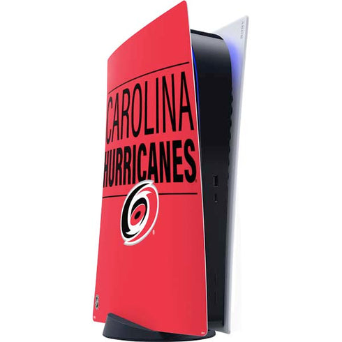 NHL Carolina Hurricanes Lineup PS5 Digital Edition Console Skin