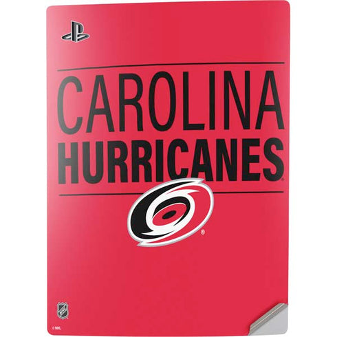 NHL Carolina Hurricanes Lineup PS5 Digital Edition Console Skin