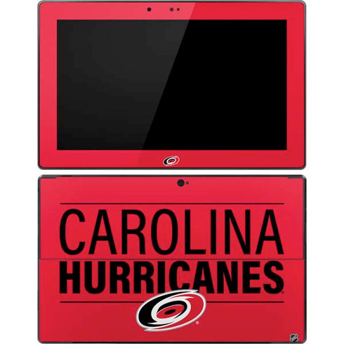 NHL Carolina Hurricanes Lineup Surface Pro Tablet Skin