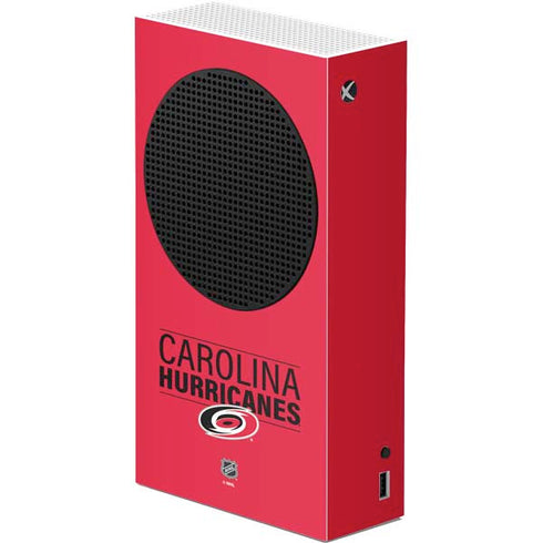 NHL Carolina Hurricanes Lineup Xbox Series S Console Skin