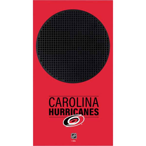 NHL Carolina Hurricanes Lineup Xbox Series S Console Skin