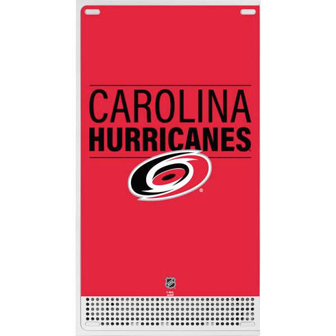 NHL Carolina Hurricanes Lineup Xbox Series S Console Skin