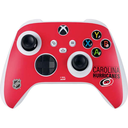 NHL Carolina Hurricanes Lineup Xbox Series S Controller Skin