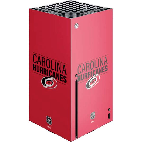 NHL Carolina Hurricanes Lineup Xbox Series X Console Skin