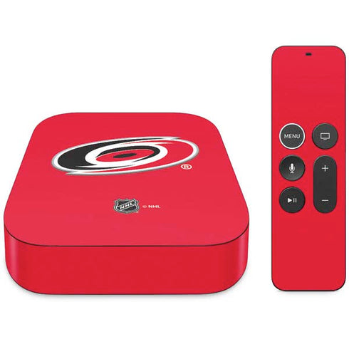 NHL Carolina Hurricanes Solid Background Apple TV Skin
