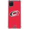 NHL Carolina Hurricanes Solid Background Galaxy A12 Clear Case