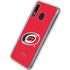 NHL Carolina Hurricanes Solid Background Galaxy A20 Clear Case