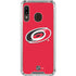 NHL Carolina Hurricanes Solid Background Galaxy A30 Clear Case