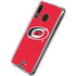 NHL Carolina Hurricanes Solid Background Galaxy A30 Clear Case