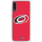 NHL Carolina Hurricanes Solid Background Galaxy A50 Clear Case