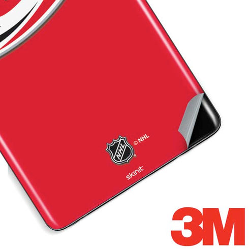 NHL Carolina Hurricanes Solid Background Galaxy Note 8 Skin