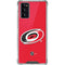 NHL Carolina Hurricanes Solid Background Galaxy Note20 5G Clear Case