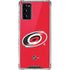 NHL Carolina Hurricanes Solid Background Galaxy Note20 5G Clear Case