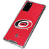 NHL Carolina Hurricanes Solid Background Galaxy Note20 5G Clear Case