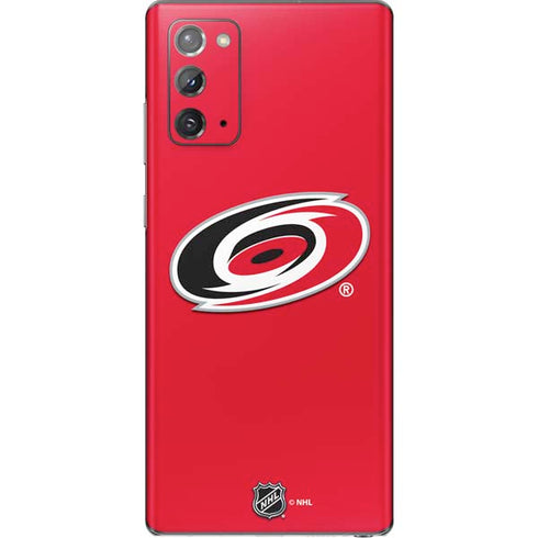 NHL Carolina Hurricanes Solid Background Galaxy Note20 5G Skin