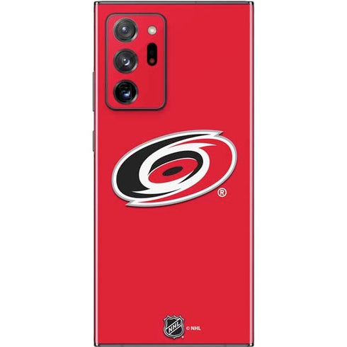 NHL Carolina Hurricanes Solid Background Galaxy Note20 Ultra 5G Skin