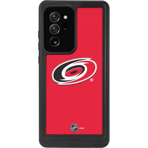 NHL Carolina Hurricanes Solid Background Galaxy Note20 Ultra 5G Waterproof Case