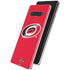 NHL Carolina Hurricanes Solid Background Galaxy S10 Skin