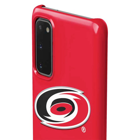 NHL Carolina Hurricanes Solid Background Galaxy S20 Lite Case