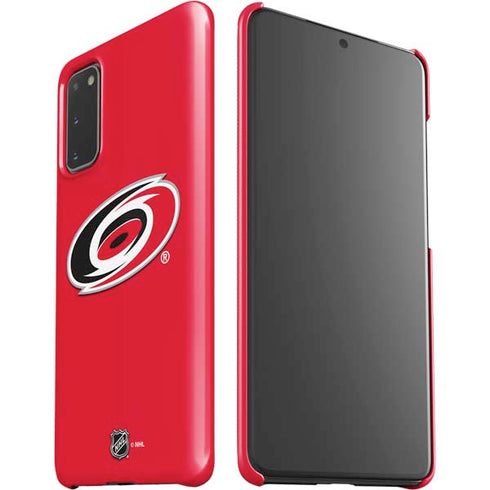 NHL Carolina Hurricanes Solid Background Galaxy S20 Lite Case