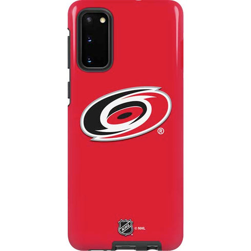NHL Carolina Hurricanes Solid Background Galaxy S20 Pro Case