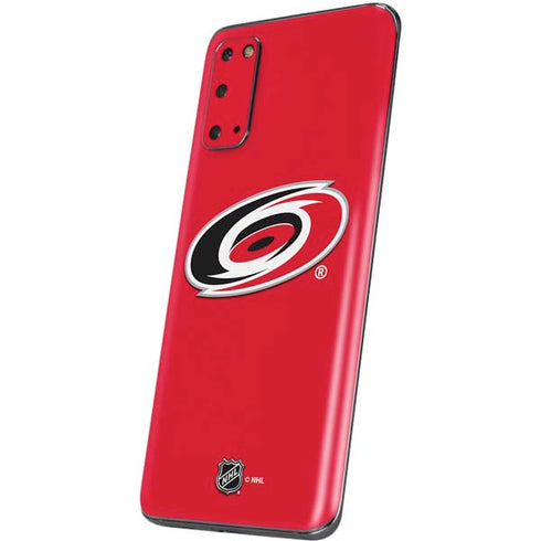 NHL Carolina Hurricanes Solid Background Galaxy S20 Skin