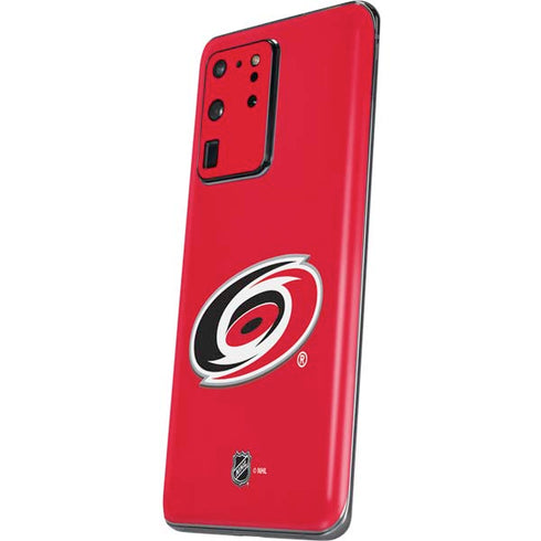 NHL Carolina Hurricanes Solid Background Galaxy S20 Ultra 5G Skin