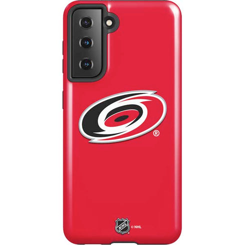 NHL Carolina Hurricanes Solid Background Galaxy S21 5G Pro Case